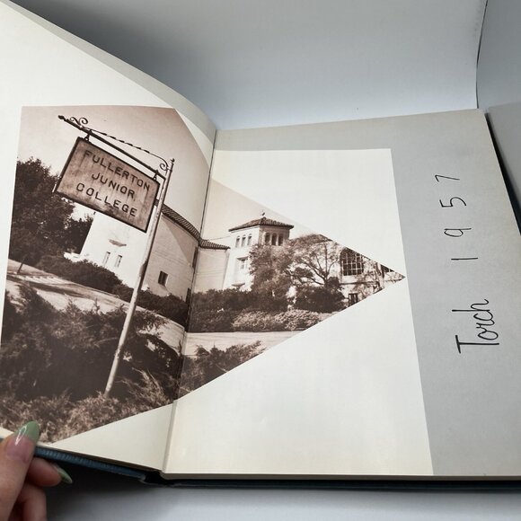 1957 Torch Fullerton Junior College Yearbook California CA Signed Vintage - Picture 8 of 16